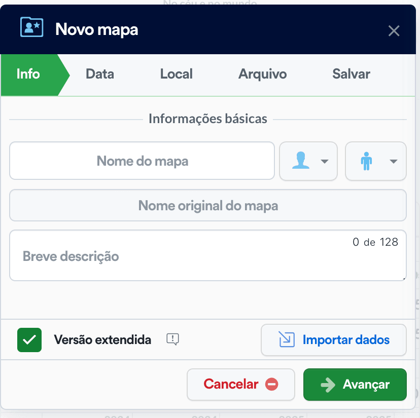 Novo mapa