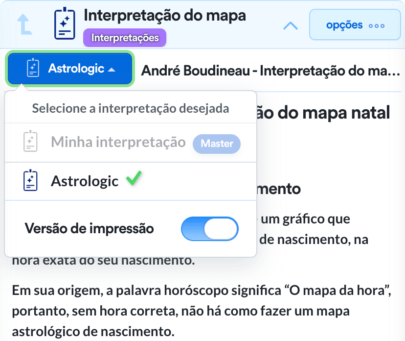 Versão de impressão