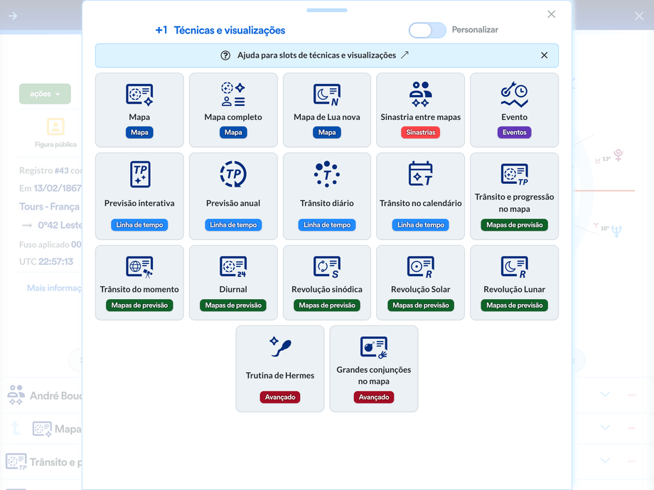 Técnicas e visualizações